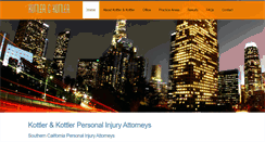 Desktop Screenshot of kottlerpersonalinjuryattorney.com