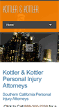 Mobile Screenshot of kottlerpersonalinjuryattorney.com